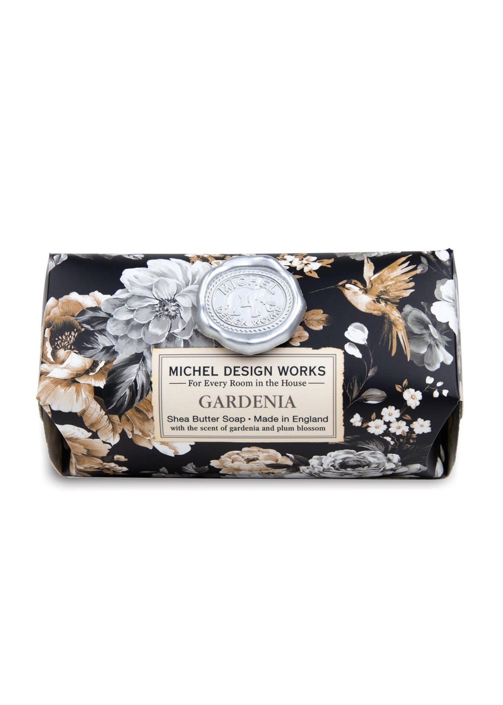 MICHELE DESIGN WORKS GARDENIA LARGE BATH SOAP BAR