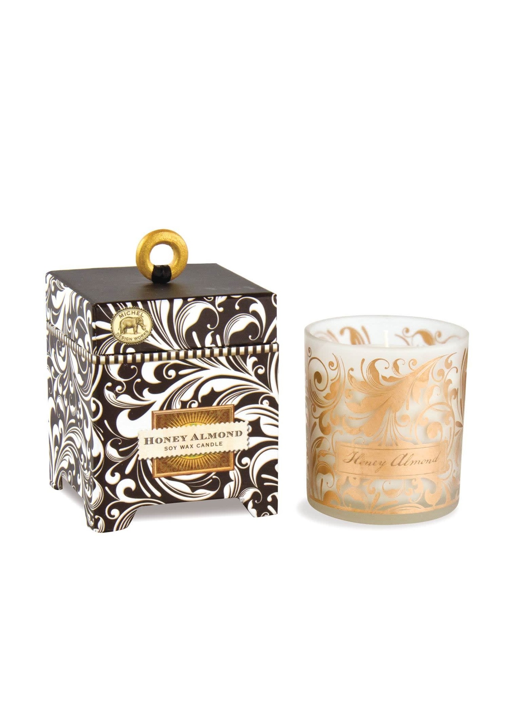 MICHELE DESIGN WORKS HONEY ALMOND SOY CANDLE