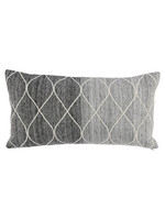 CLASSIC HOME RM SKYLAR GRAY/IVORY PILLOW 14X26