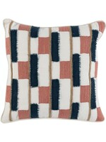 CLASSIC HOME MR ALMIRA CLAY/AZUL BLUE 18X18 PILLOW