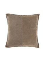 CLASSIC HOME SLD RABUN SUEDE TAN 20X20 PILLOW