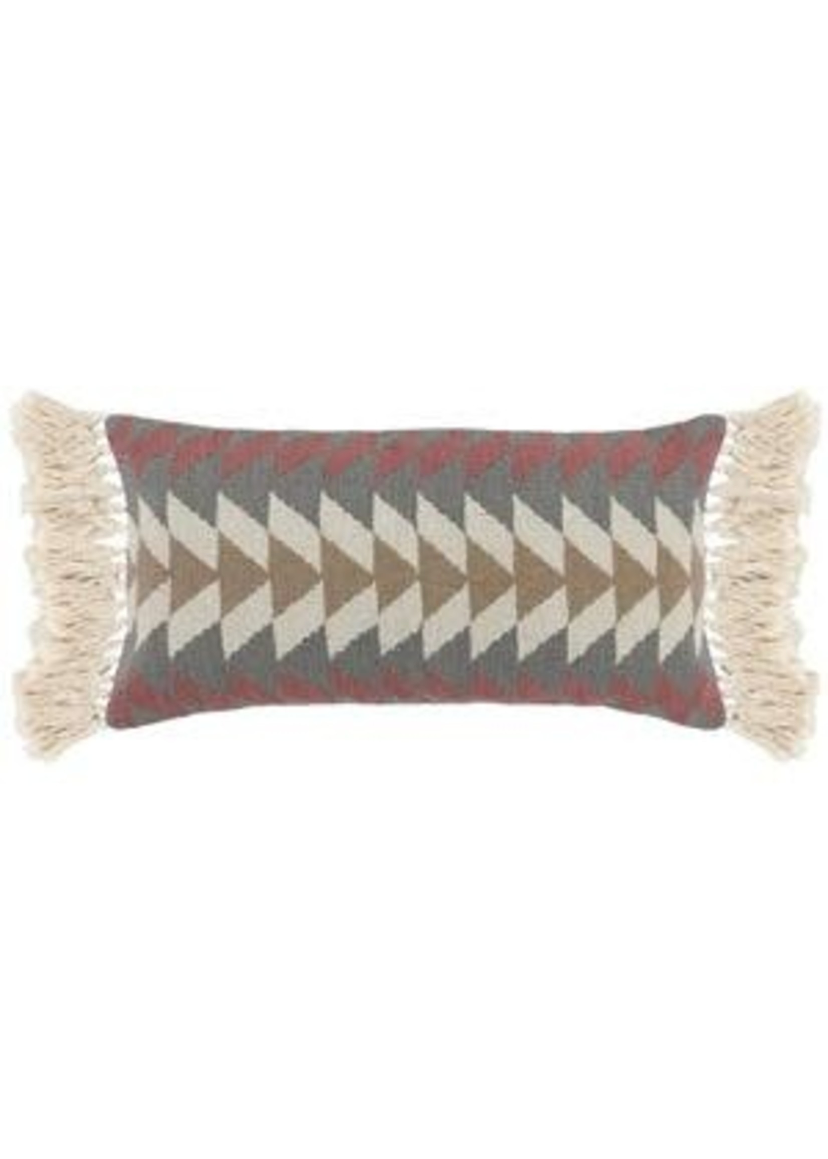 CLASSIC HOME PN KADE MAUVE PINK MULTI PILLOW 14X26