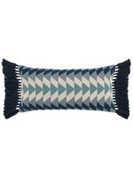 CLASSIC HOME PN KADE MIDNIGHT BLUE MULTI PILLOW 14X26