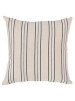 CLASSIC HOME SARINA BLACK/IVORY 18X18 PILLOW