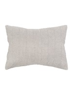 ELISABETH YORK EURO, WAFFLE  SHAM - PEARL GREY