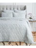 ELISABETH YORK QUEEN, ESME QUILT - FOG