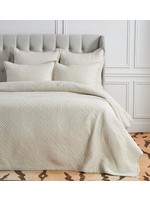 ELISABETH YORK QUEEN, MILA  COVERLET - ALABASTER