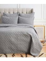 ELISABETH YORK QUEEN, SUTTON QUILT - GRANITE