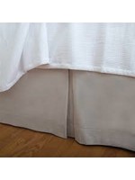 ELISABETH YORK QUEEN, HEMSTITCH NATURAL BEDSKIRT