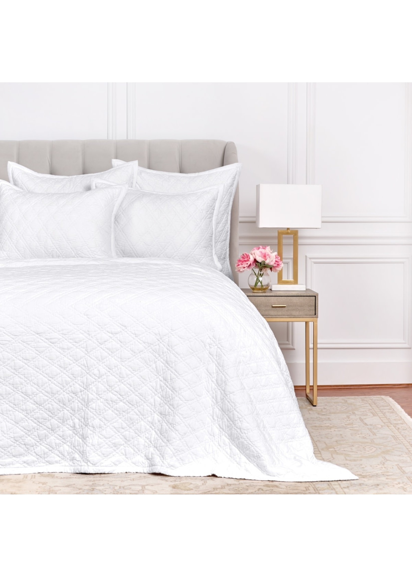 ELISABETH YORK KING, EMORY QUILT - PEWTER