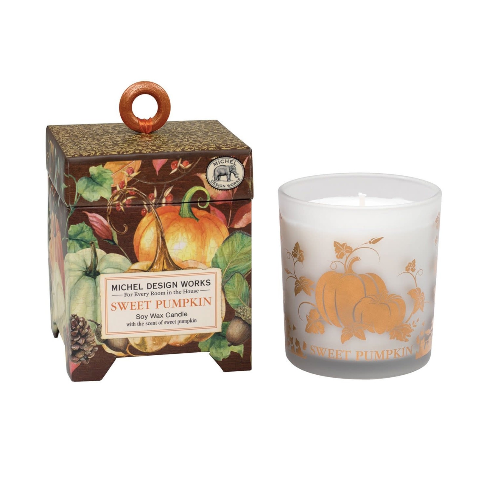 MICHELE DESIGN WORKS SWEET PUMPKIN SOY WAX CANDLE