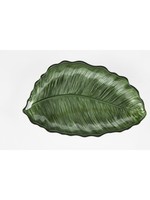 GLASS PALM LEAF PLATE
