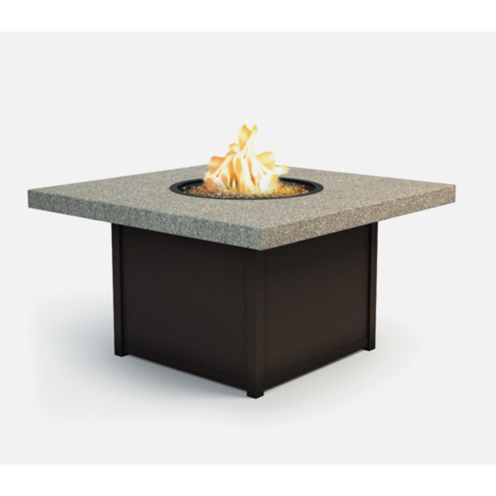 HOMECREST STONEGATE 42" SQUARE CHAT FIRE TABLE