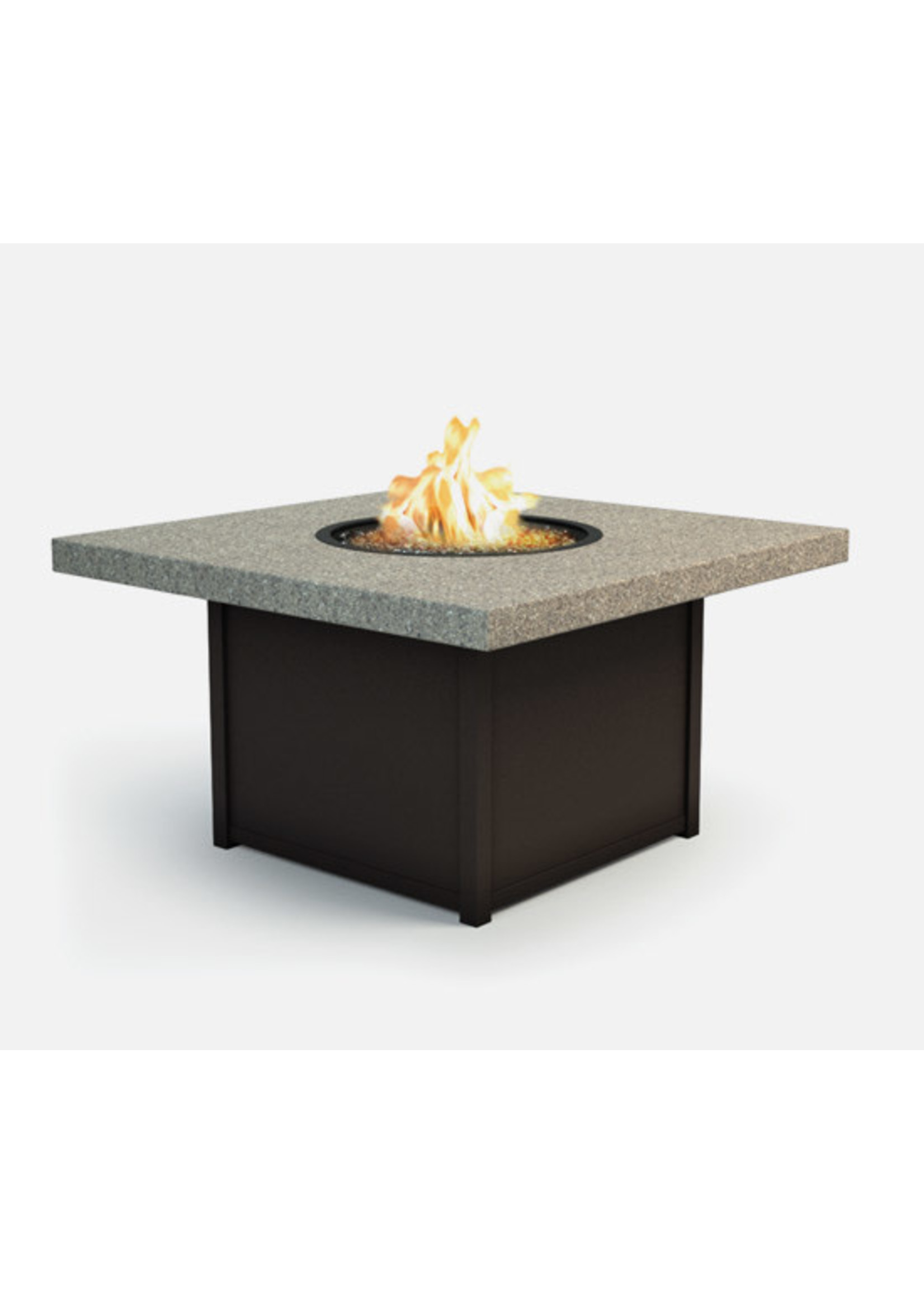 HOMECREST STONEGATE 42" SQUARE CHAT FIRE TABLE