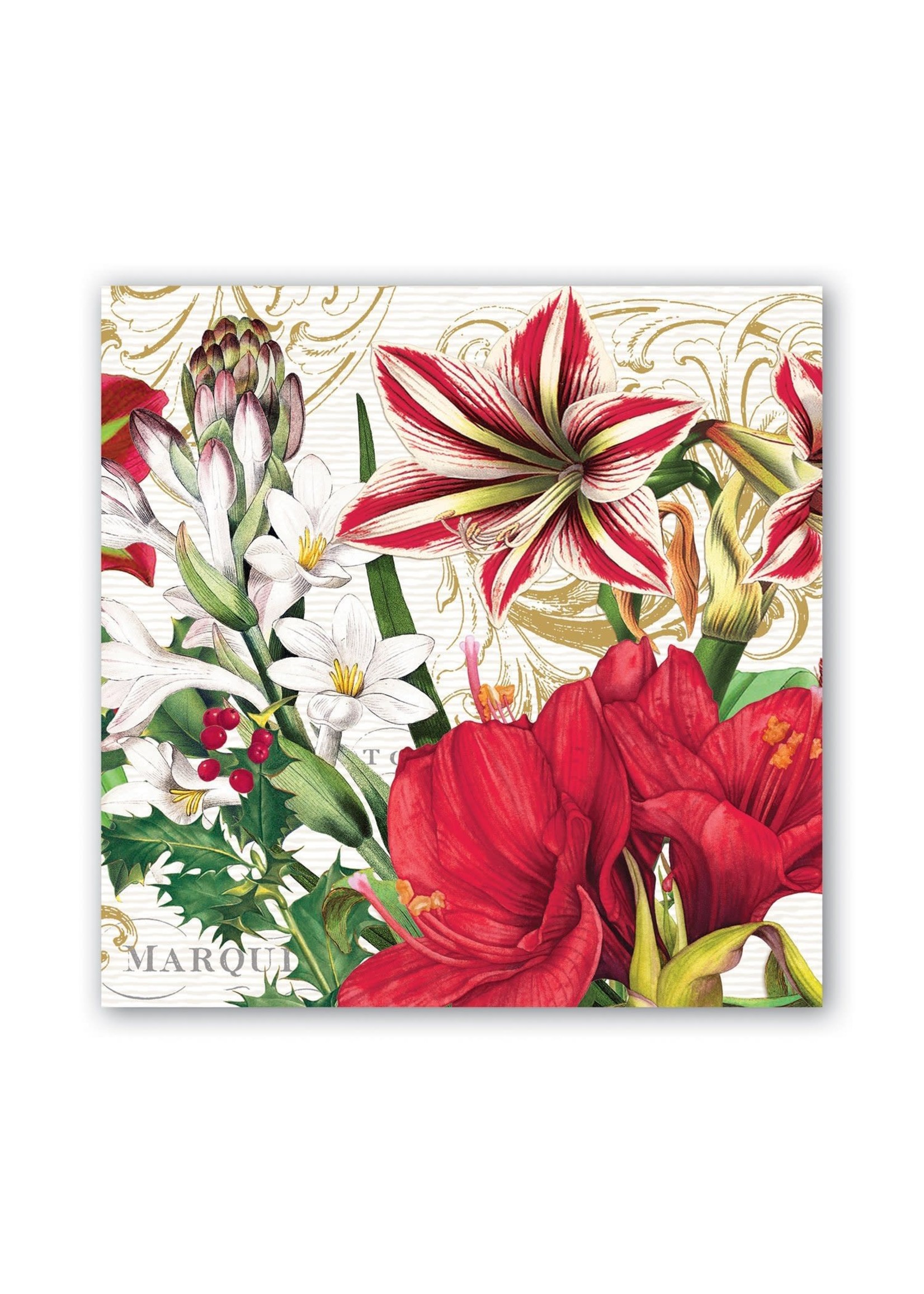 MICHELE DESIGN WORKS MERRY CHRISTMAS LUNCHEON NAPKIN