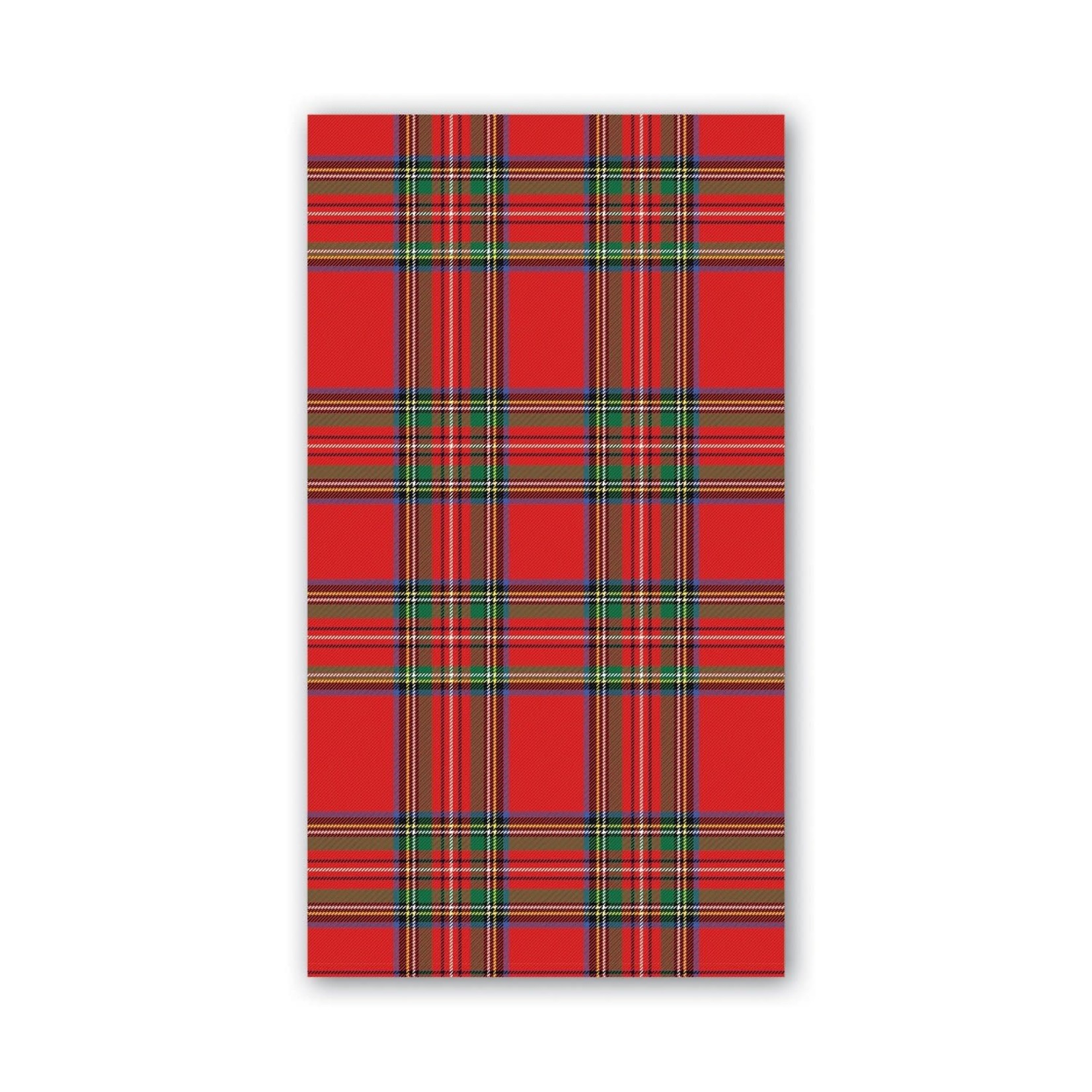 MICHELE DESIGN WORKS TARTAN HOSTESS NAPKIN