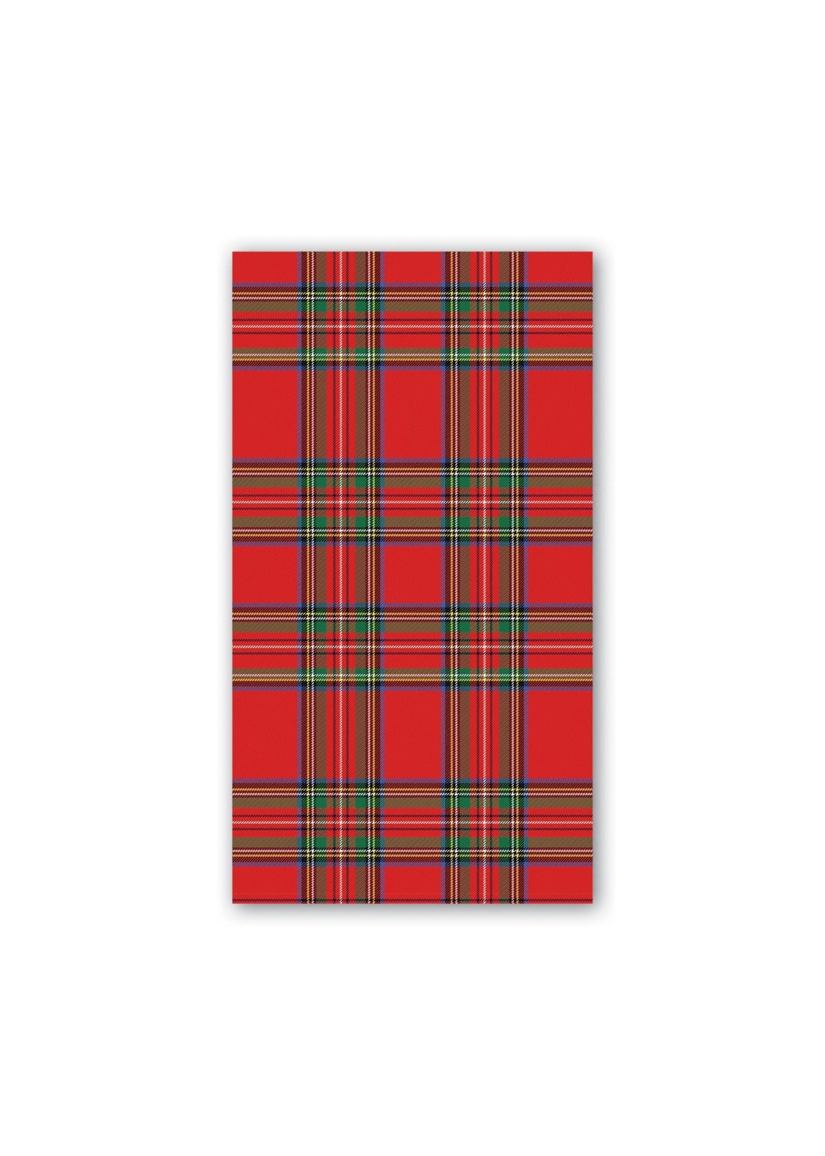 MICHELE DESIGN WORKS TARTAN HOSTESS NAPKIN