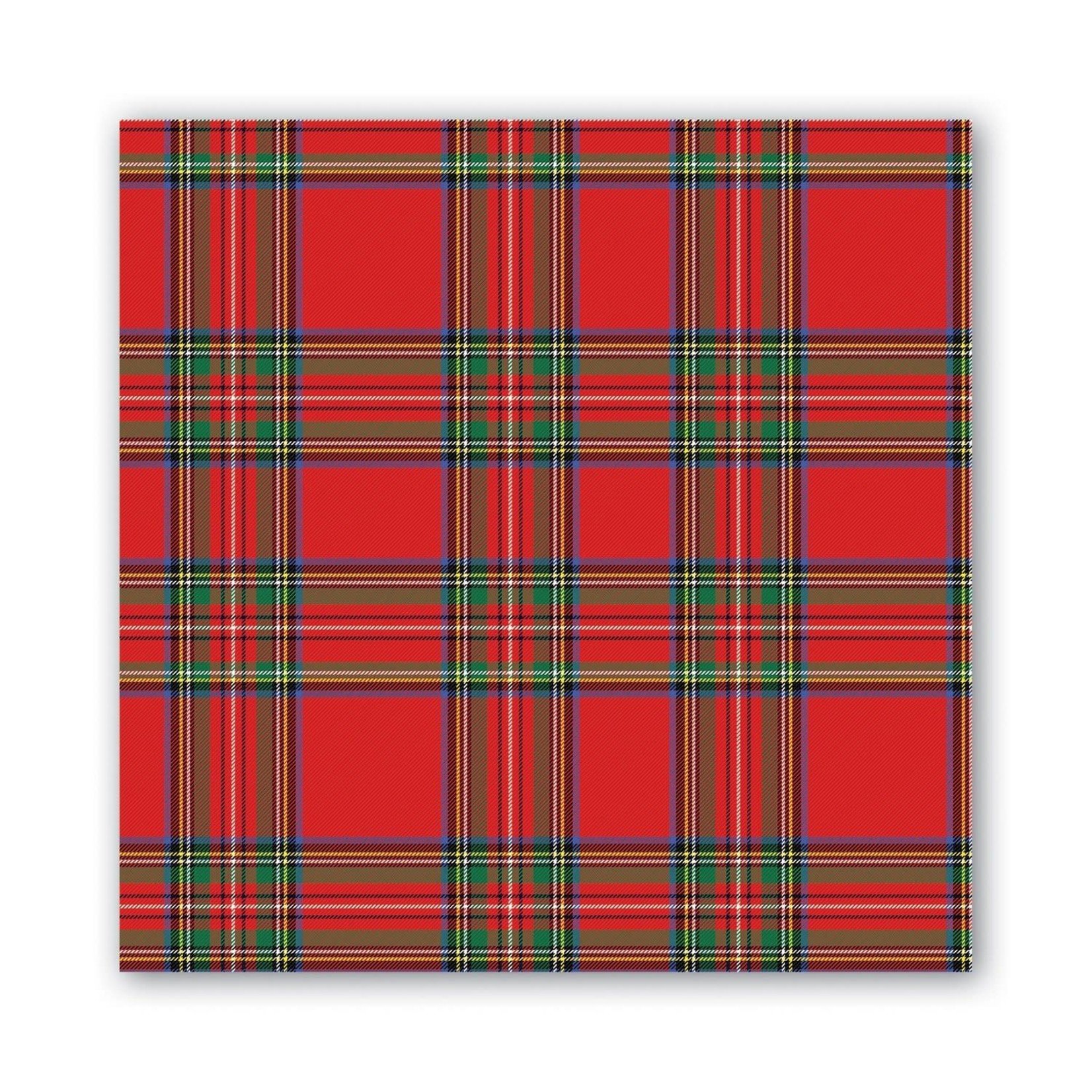 MICHELE DESIGN WORKS TARTAN LUNCHEON NAPKIN