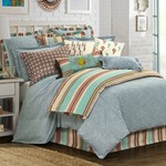 HIEND ACCENTS TWIN, CHAMBRAY COMFORTER SET