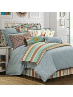 HIEND ACCENTS TWIN, CHAMBRAY COMFORTER SET