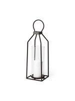 MERCANA KINGSTON I LARGE RUSTIC METAL CANDLE HOLDER