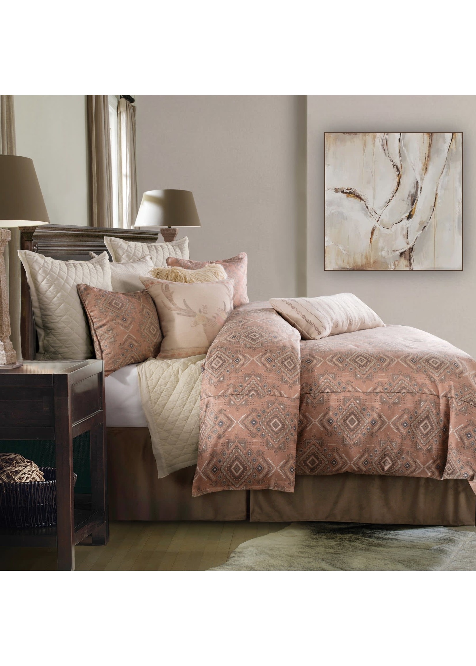 HIEND ACCENTS SUPER KING, SEDONA 3 PC COMFORTER SET