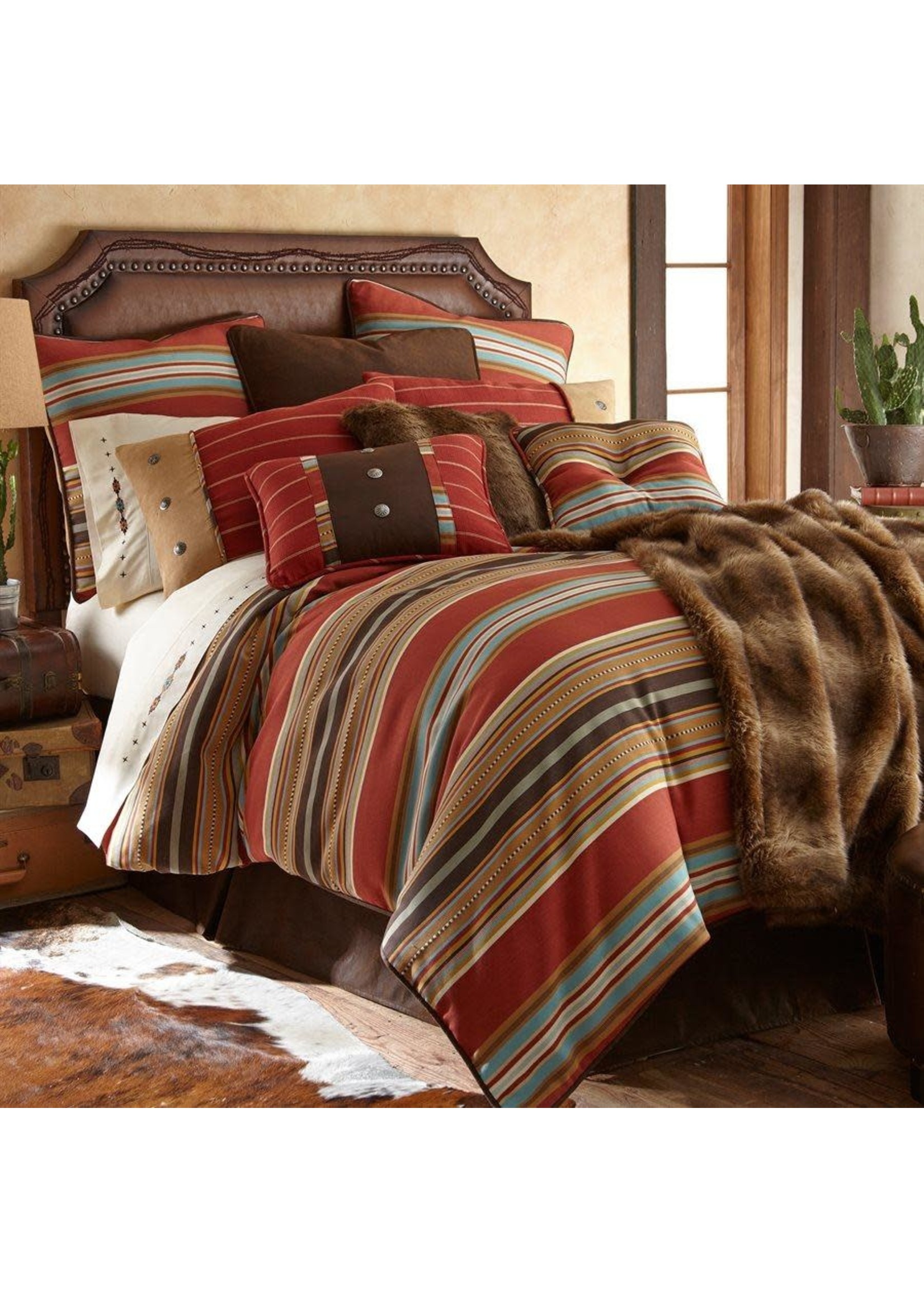 HIEND ACCENTS SUPER QUEEN, 5 PC CALHOUN BEDDING SET