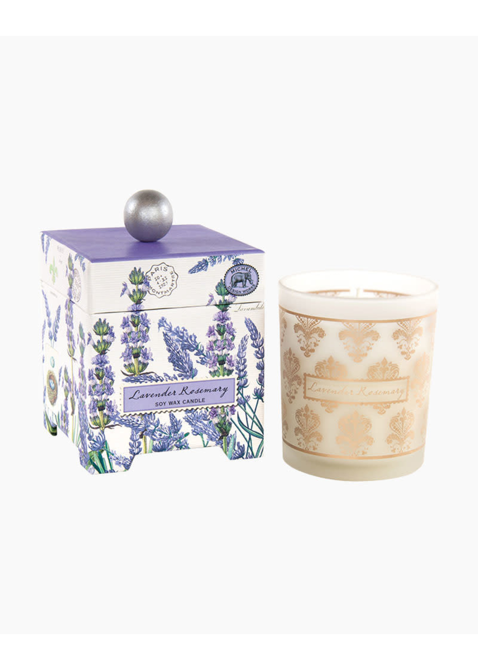 MICHELE DESIGN WORKS LAVENDER ROSEMARY SOY CANDLE
