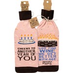 PRIMITIVES BY KATHY HAPPY BIRTHDAY BOTTLE COVER