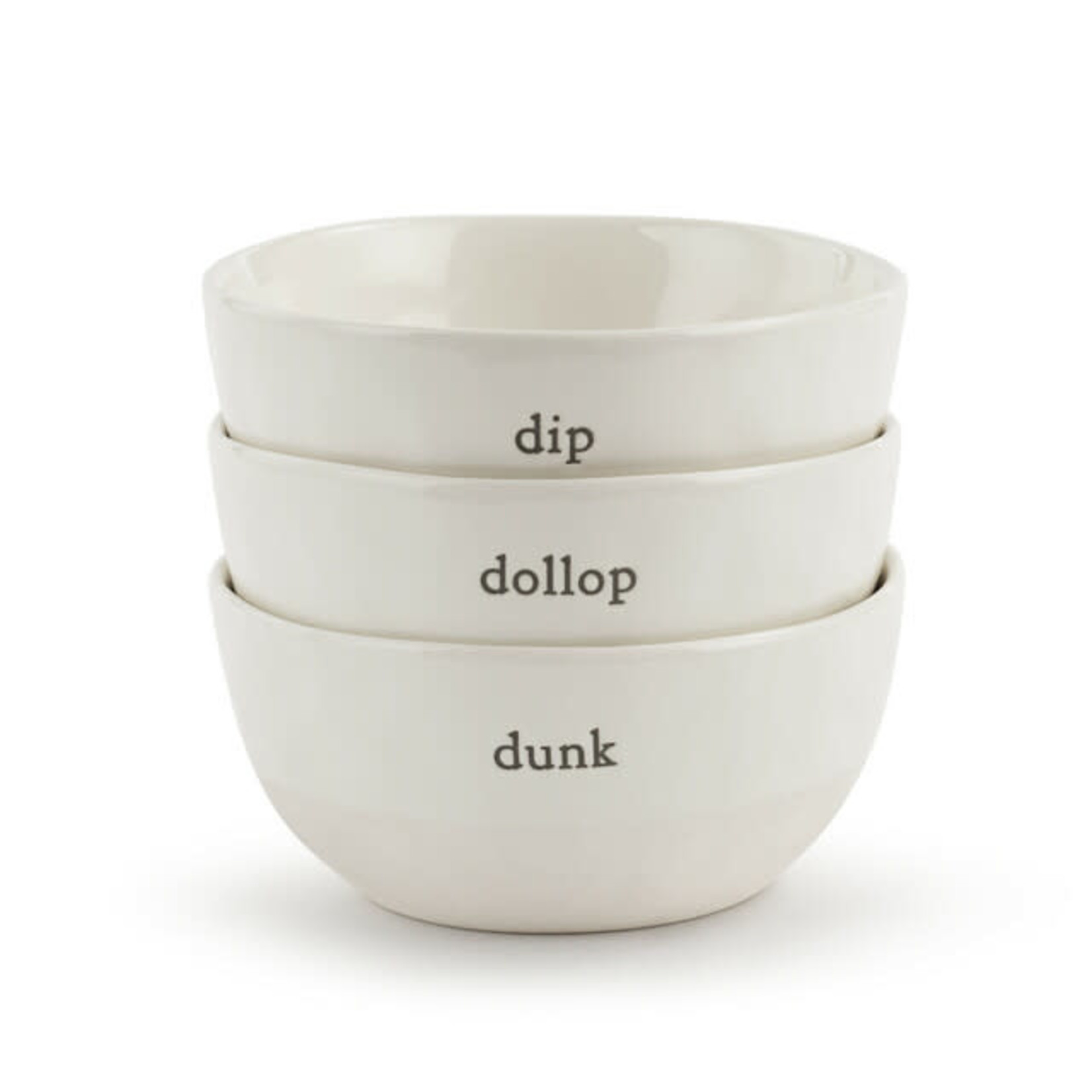 DOLLOP DIPPING BOWLS S/3