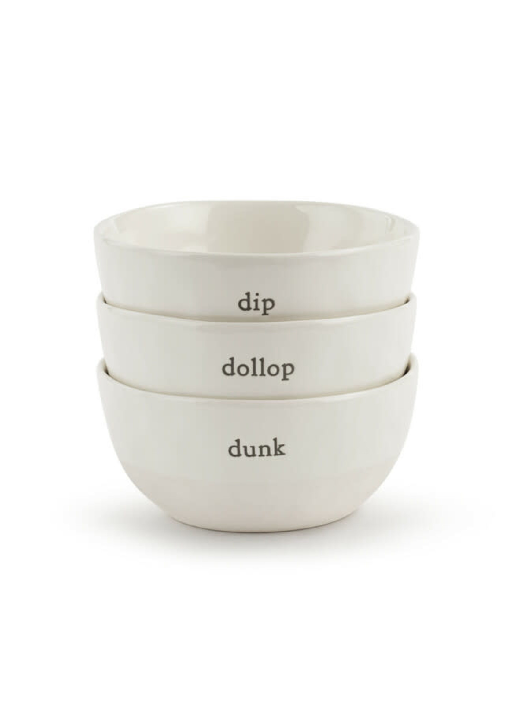 DOLLOP DIPPING BOWLS S/3