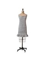 CREATIVE COOP WOVEN COTTONSTRIPED APRON W/ APRON