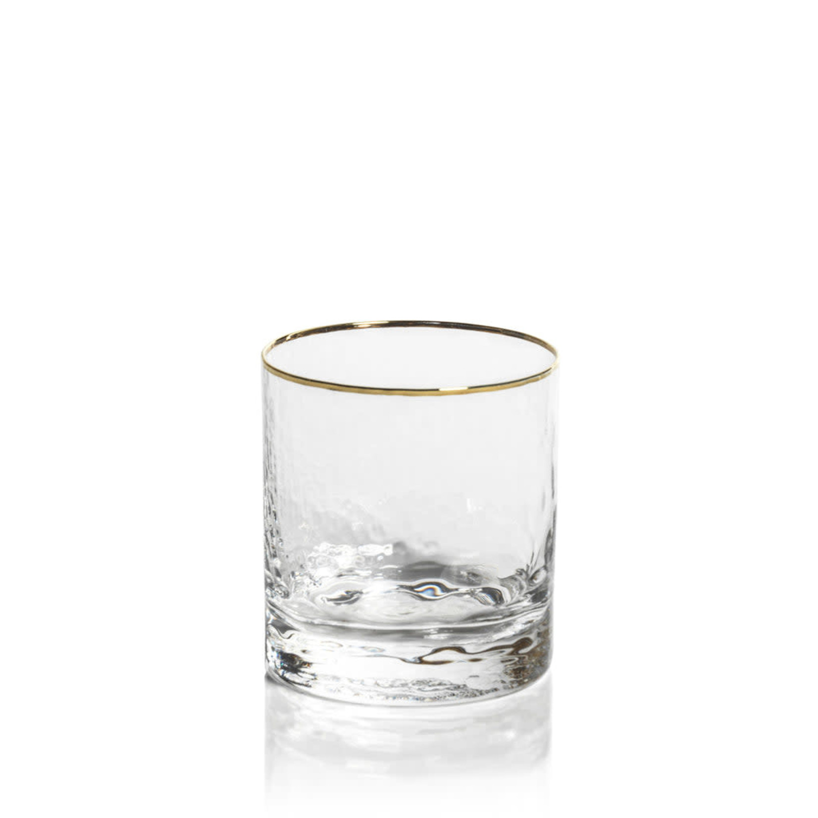 ZODAX NEGRONI HAMMERED DOF W GOLD RIM