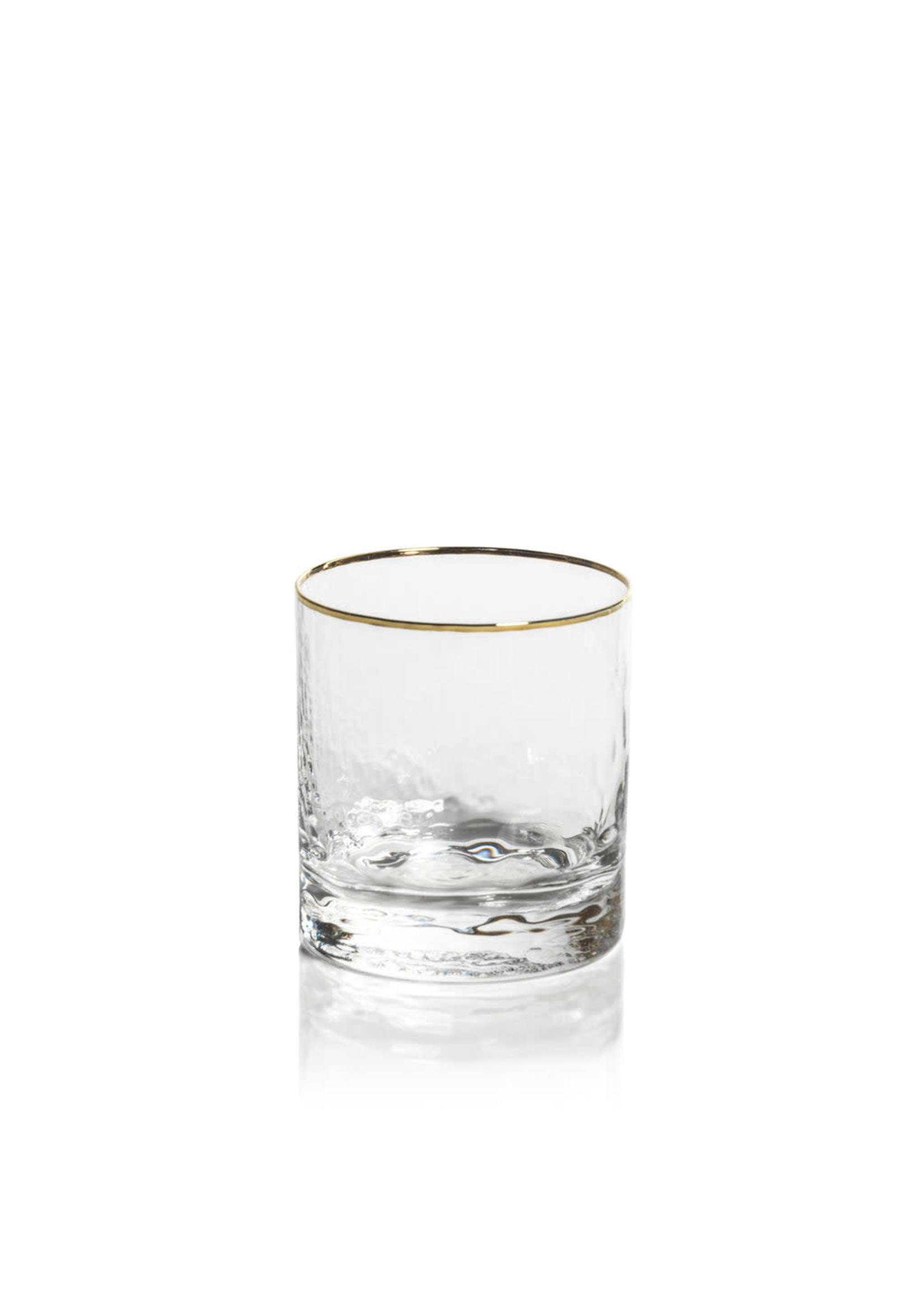 ZODAX NEGRONI HAMMERED DOF W GOLD RIM
