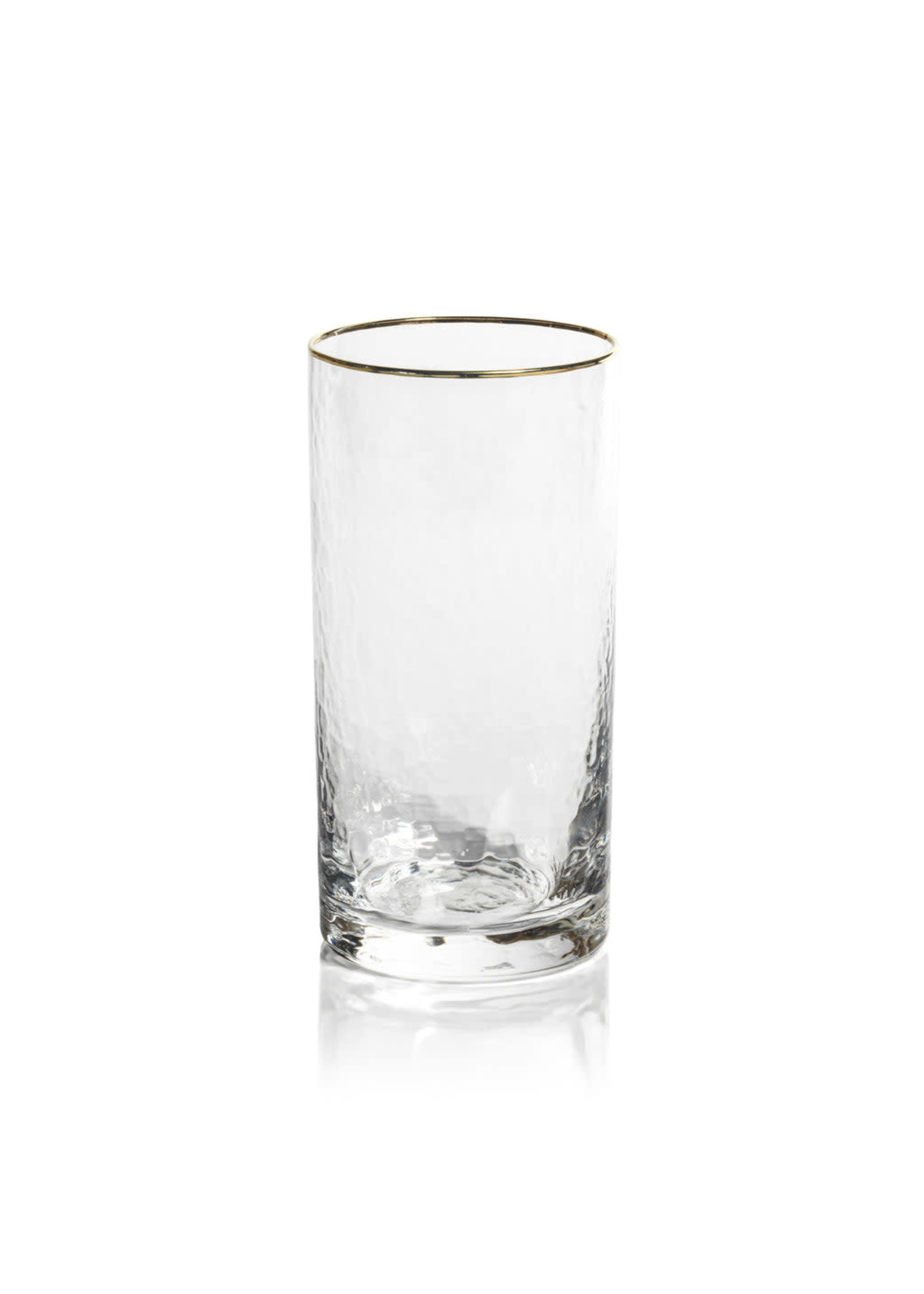 ZODAX NEGRONI HAMMERED TAPERED HB W GOLD RIM