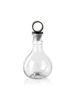 ZODAX HAMMERED DECANTER W IRON STOPPER