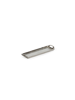 ZODAX NICKEL 14" RECT, ALUMINUM TRAY