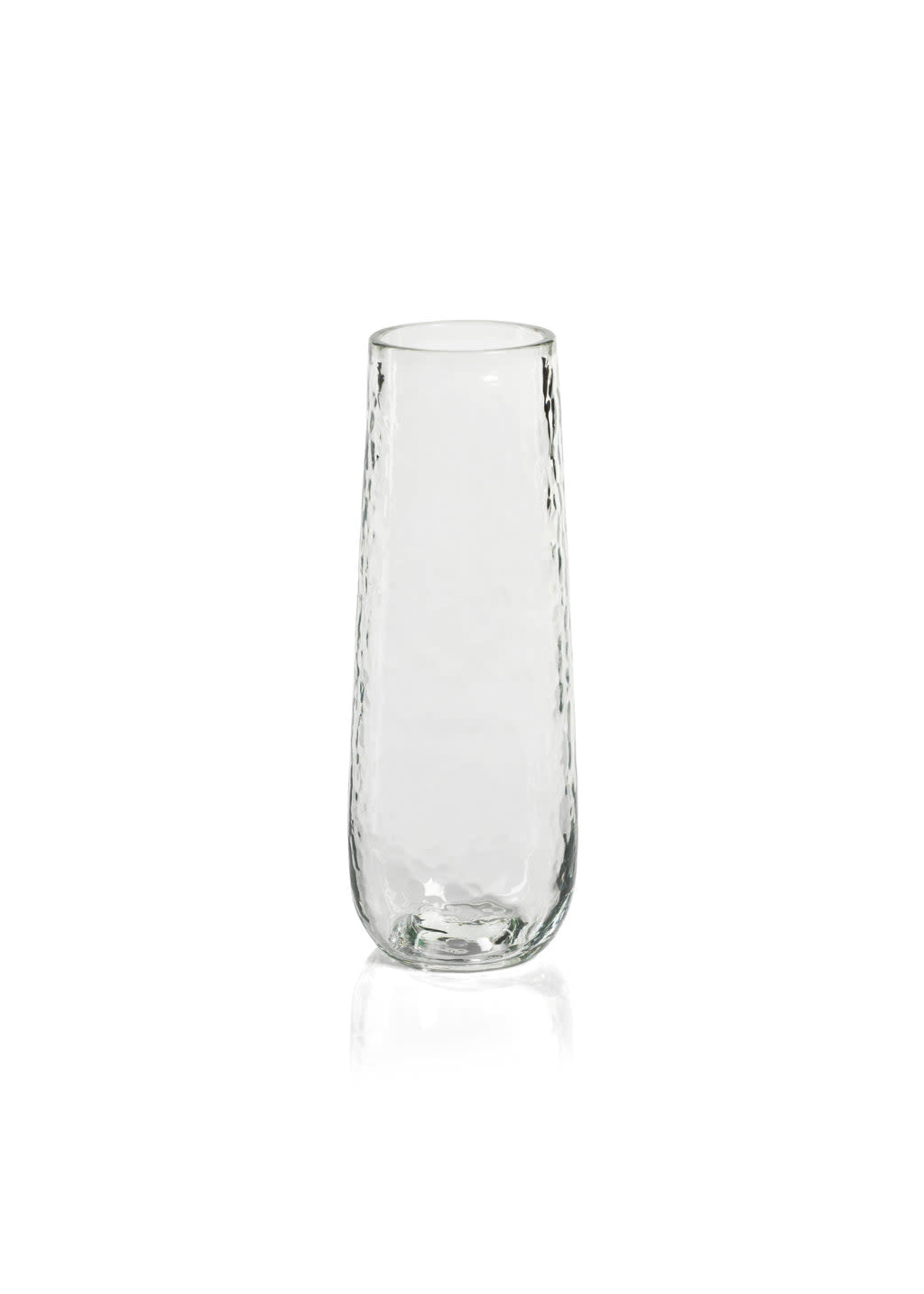 ZODAX ARTISAN HAMMERED STEMLESS CHAMPAGNE FLUTES