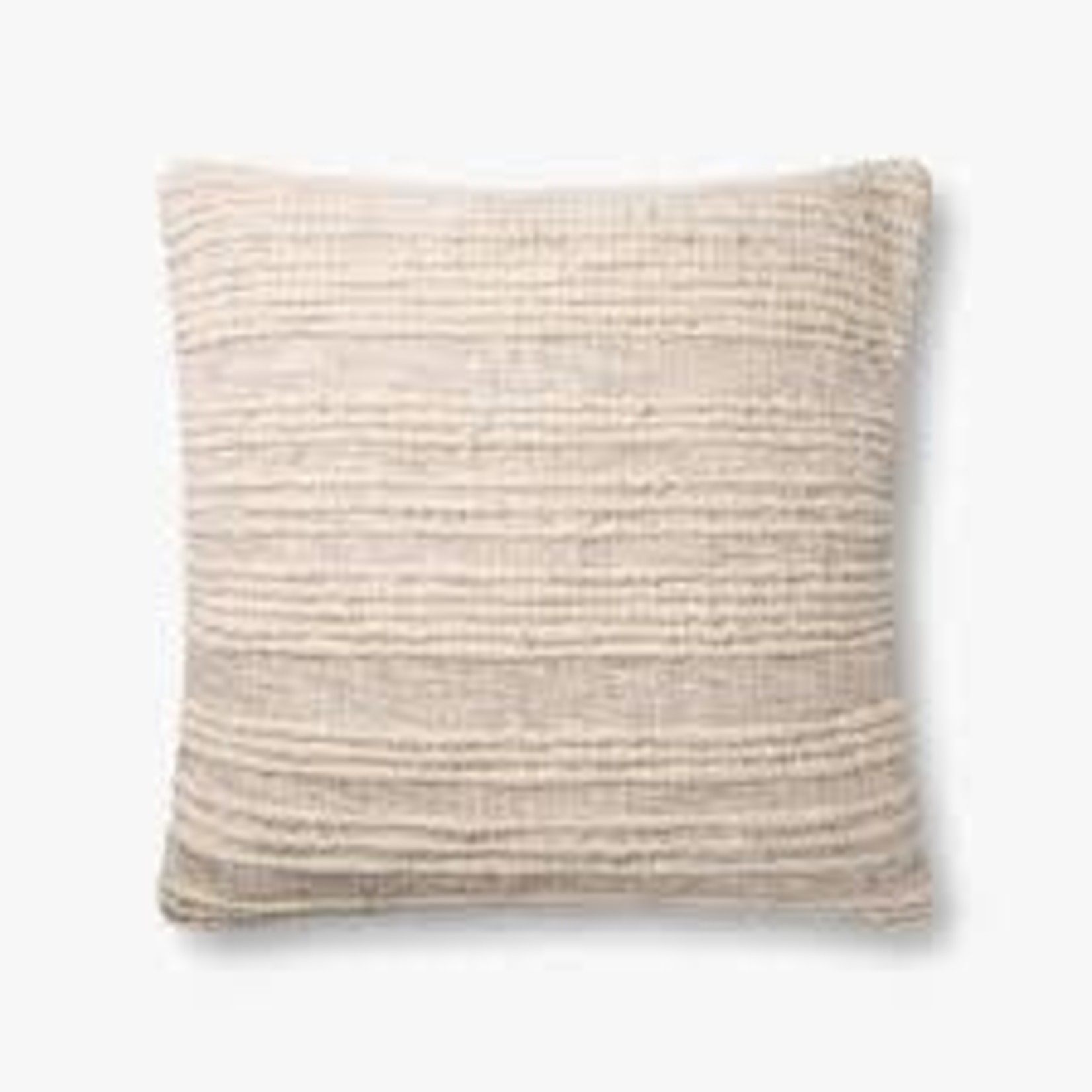 LOLOI 22x22 NATURAL PILLOW