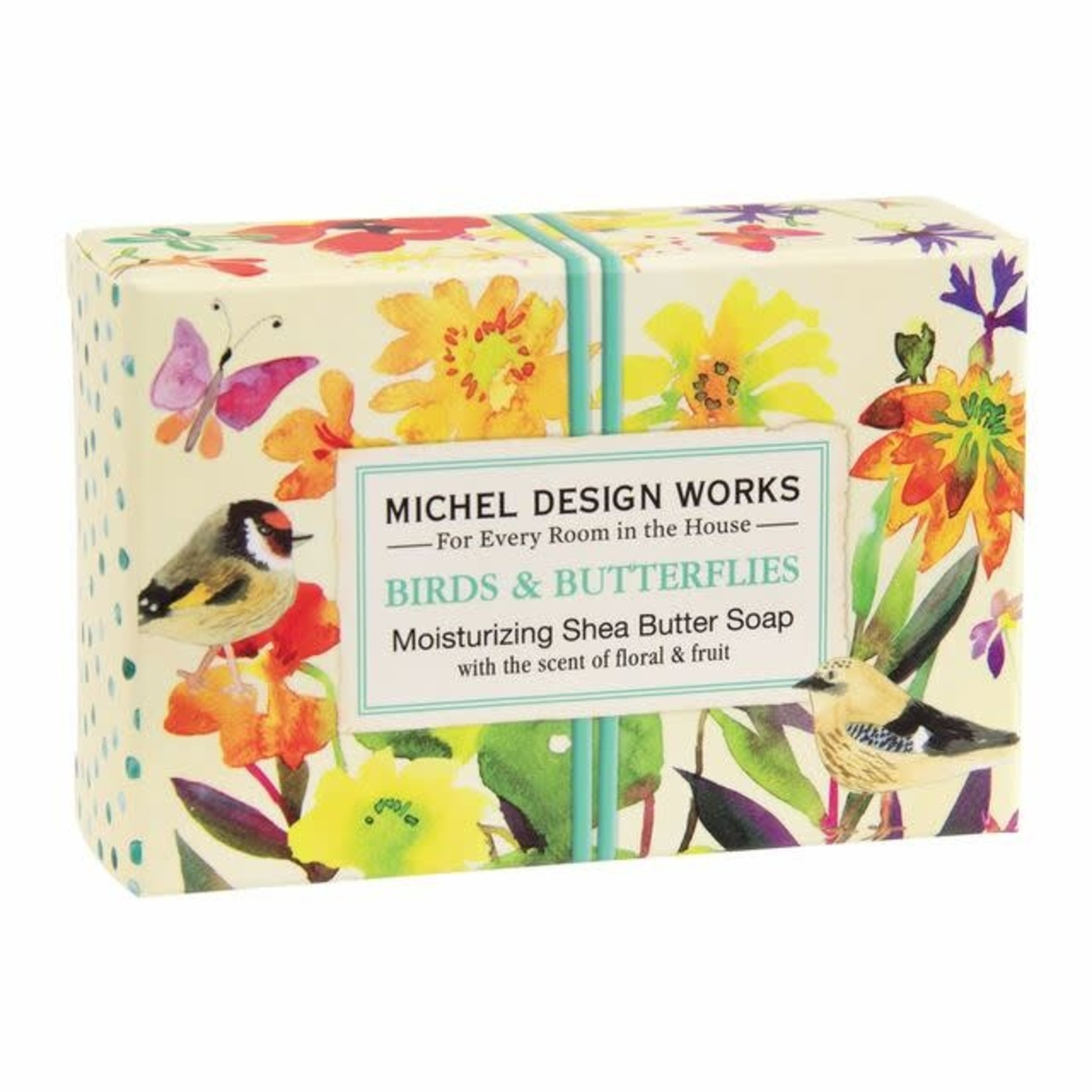 MICHELE DESIGN WORKS BIRDS & BUTTERFLIES 4.5OZ BOXED SOAP