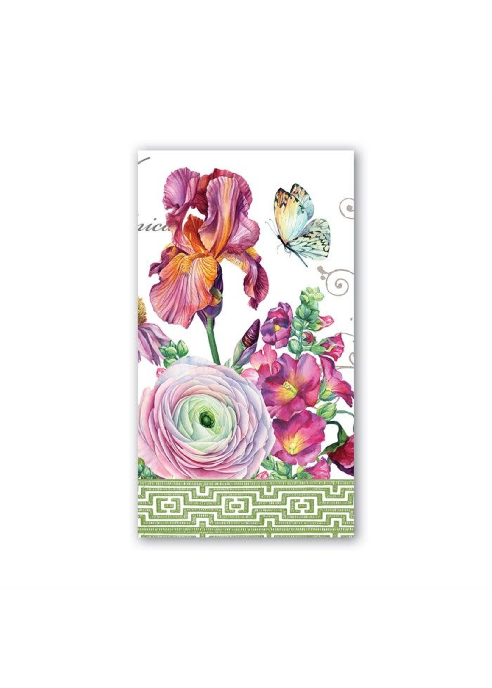 MICHELE DESIGN WORKS DEBORAH'S GARDEN HOSTESS NAPKIN
