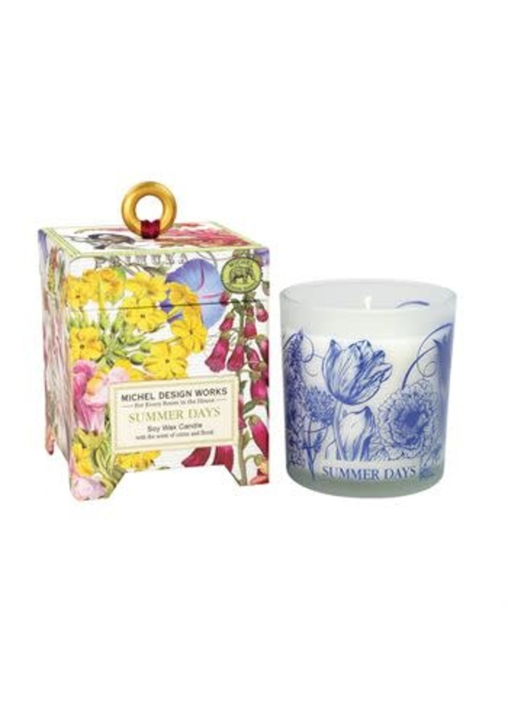 MICHELE DESIGN WORKS SUMMER DAYS 6.5OZ SOY CANDLE