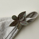 FLORAL LEAF NAPKIN RING