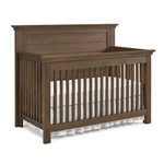 DOLCE BABI LUCCA FLAT TOP WEATHERED BROWN CONVERTIBLE CRIB