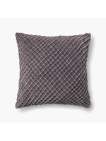 LOLOI 22x22 CHARCOAL PILLOW