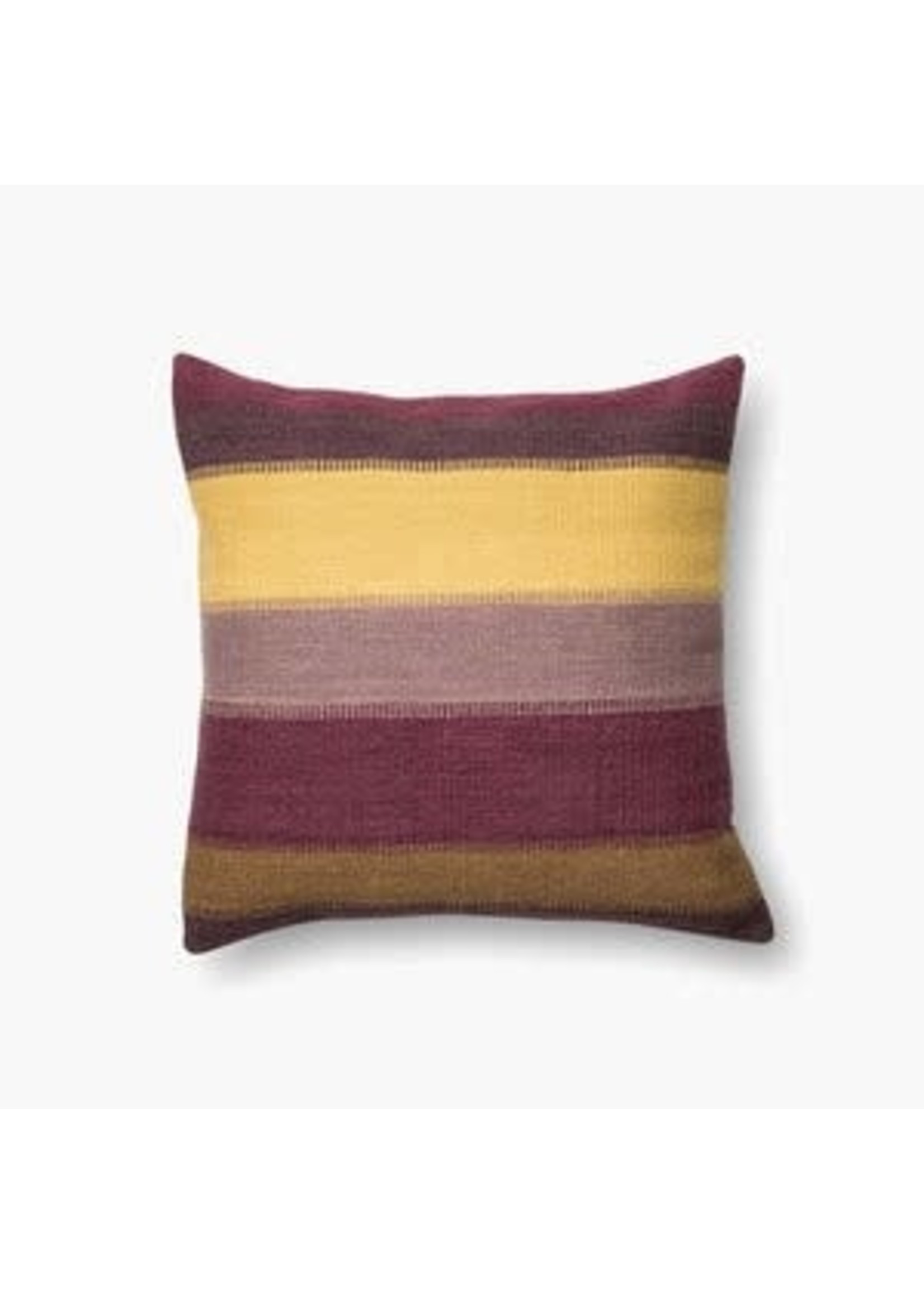 LOLOI 22 x 22 PLUM/MULTI PILLOW