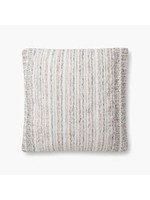 LOLOI 22 x 22 GREY/NATURAL PILLOW