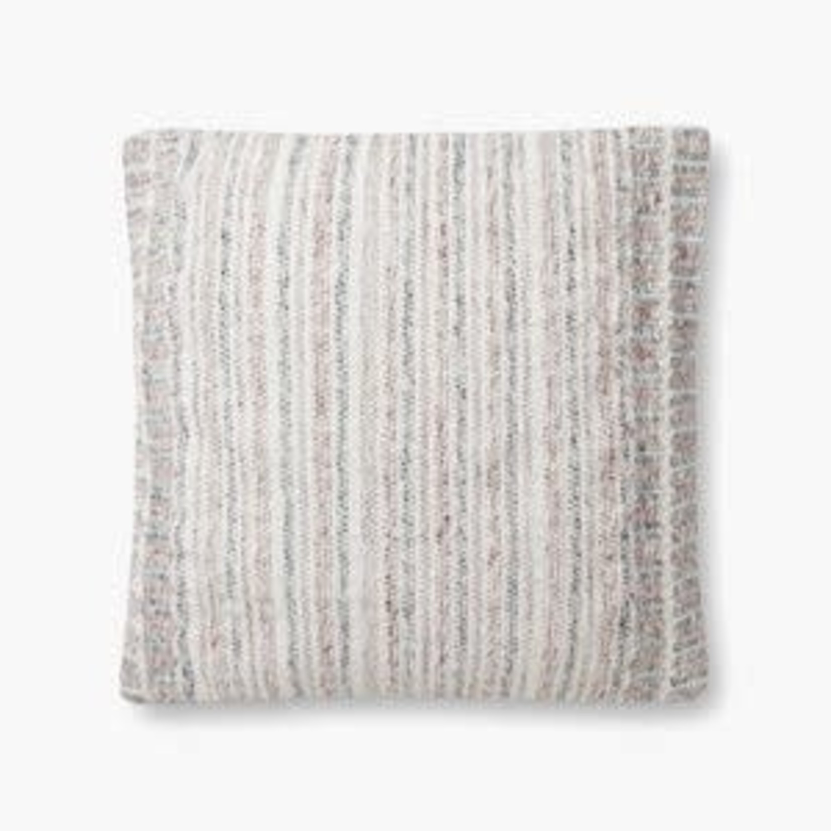 LOLOI 22 x 22 GREY/NATURAL PILLOW