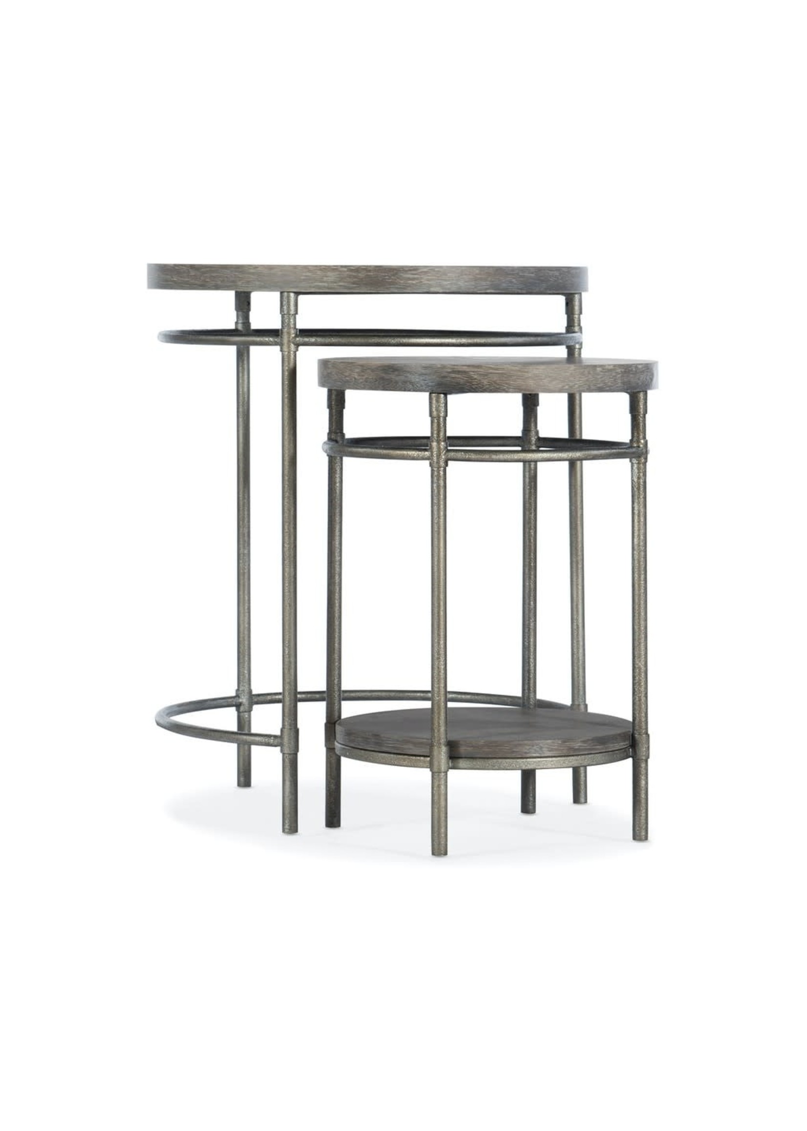 HOOKER FURNITURE ROUND NESTING TABLES