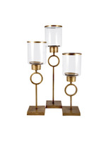 ELK HOME BANGLE SET OF 3 PILLAR HOLDERS